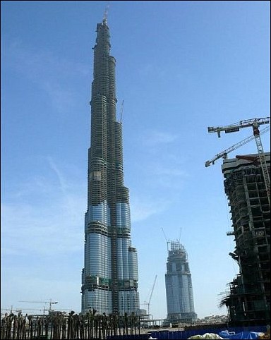 Burj Dubai tower (Dubai, United Arab Emirates)